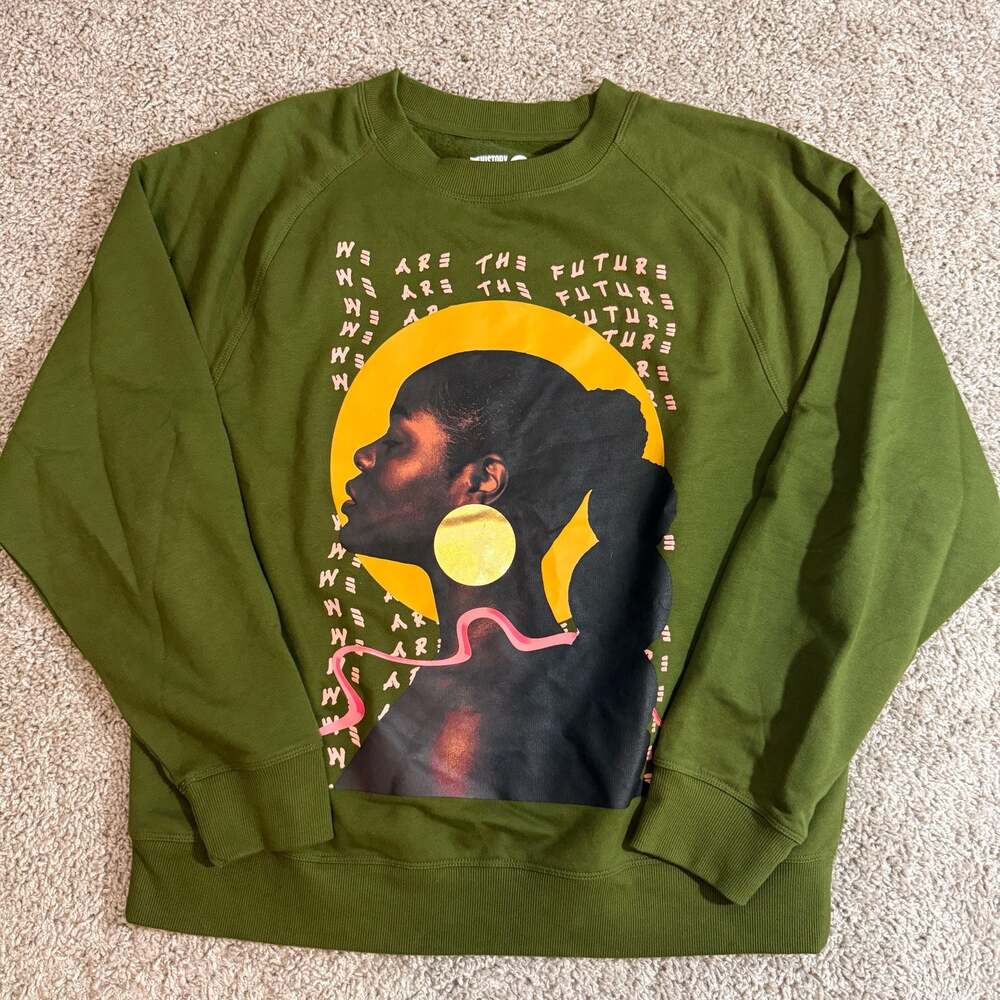 Target Black History Month We Are The‎ Future Graphic Crewneck Sweatshirt Large